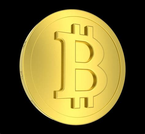 Golden Bitcoin 3d Model 6 Unknown Blend Fbx Obj Free3d