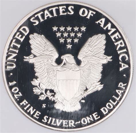 1986 S Proof American Silver Eagle Dollar 1 Hyatt Coins