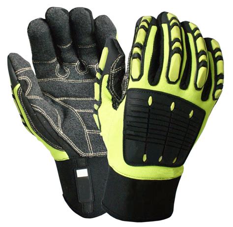 Anti Vibration Safety Glove Cut Resistant Glove Shock Absorbing Glove