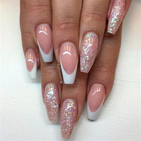 Ballerina Acrylic Nails Shapes It Is Long And Slightly Tapered From
