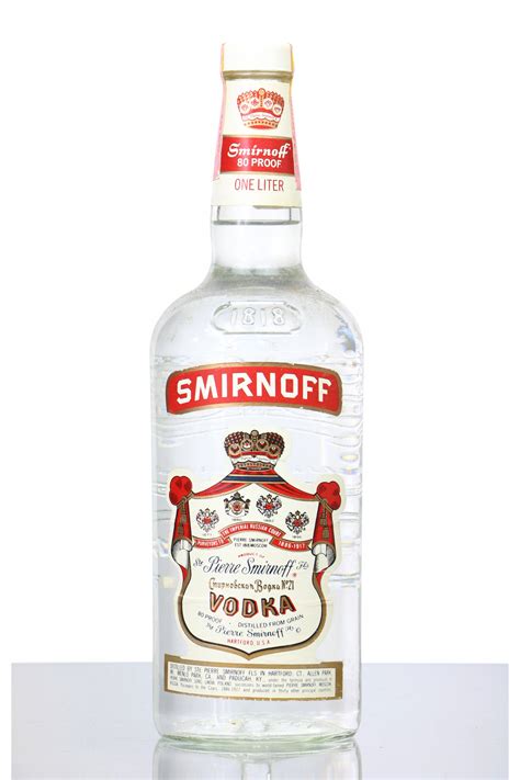 Smirnoff Vodka (1 Litre) - Just Whisky Auctions