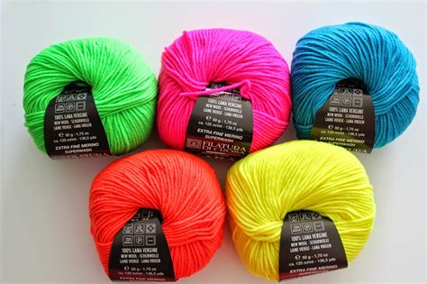 Little Woollie Neon Colours New Wool In The Shop
