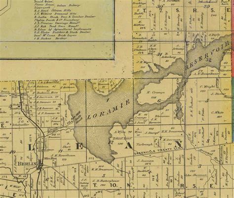 Shelby County Ohio 1865 Old Wall Map Reprint With Homeowner Etsy