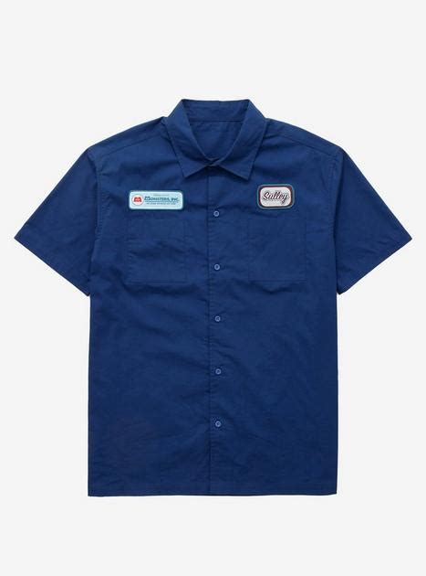 Disney Pixar Monsters Inc Scream Team Woven Button Up Boxlunch