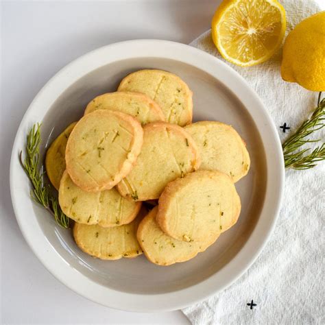 Using Leftover Herbs Lemon Rosemary Shortbread Cookies I Brought