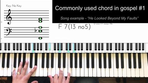 Commonly Used Chord In Gospel 1 Youtube