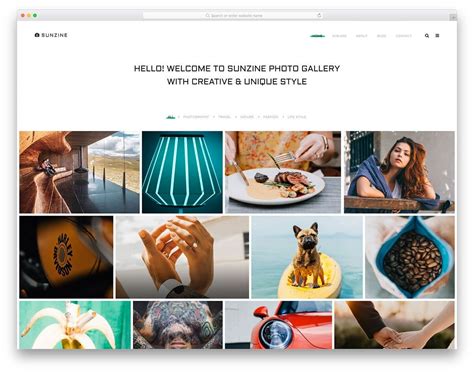 Free Html5 Photo Gallery Website Templates Free Printable Templates