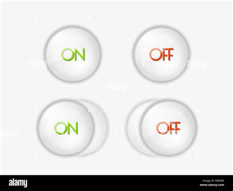 Turn Off Computer Stock Vector Images Alamy