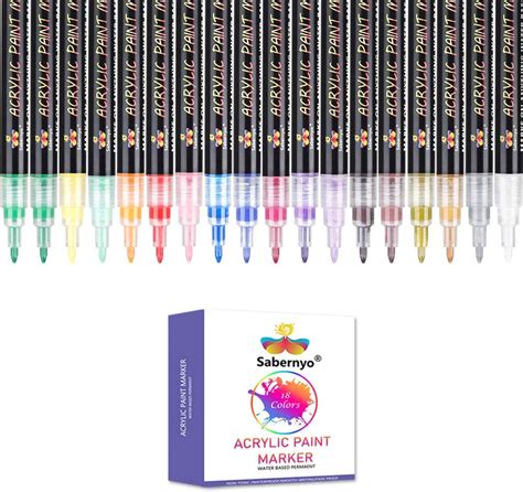 Buy Acrylic Paint Marker Pens Setwater Based Paint Markers Pen With 0
