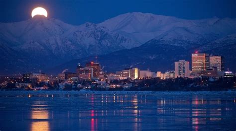 Anchorage Alaska Frozen City By Night Credit Marc Lester Photorator
