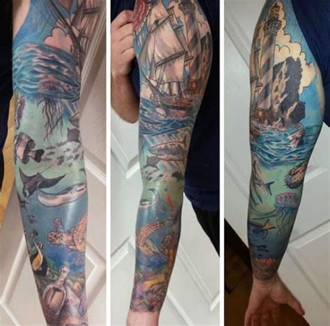 100 Lighthouse Tattoo Designs For Men A Beacon Of Ideas