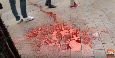 Woman Has A Period Explosion In The Middle Of London