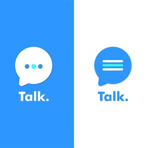 Premium Vector Modern Creative Chat And Talk Logo Design Template