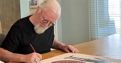 Glasgows Billy Connolly Showcases Latest Artwork At City Centre