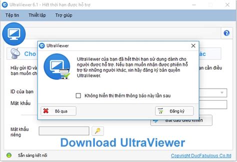 Download Ultraviewer 62 Điều Khiển Máy Tính Từ Xa Mới Nhất