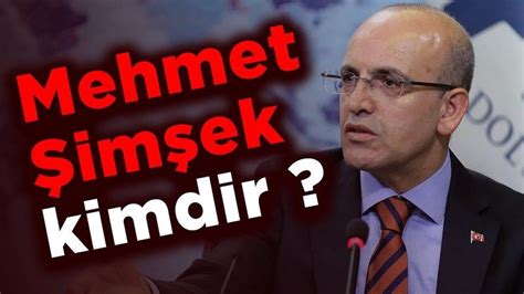 Yeni Hazine ve Maliye Bakanı Mehmet Şimşek kimdir nerelidir kaç