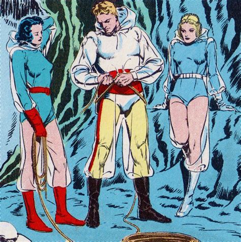 Dale Arden And Queen Fria Eyeing Up Flash Gordon The Ice Kingdom Of