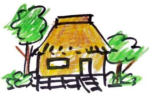 Nipa Hut Drawing Free Download On Clipartmag