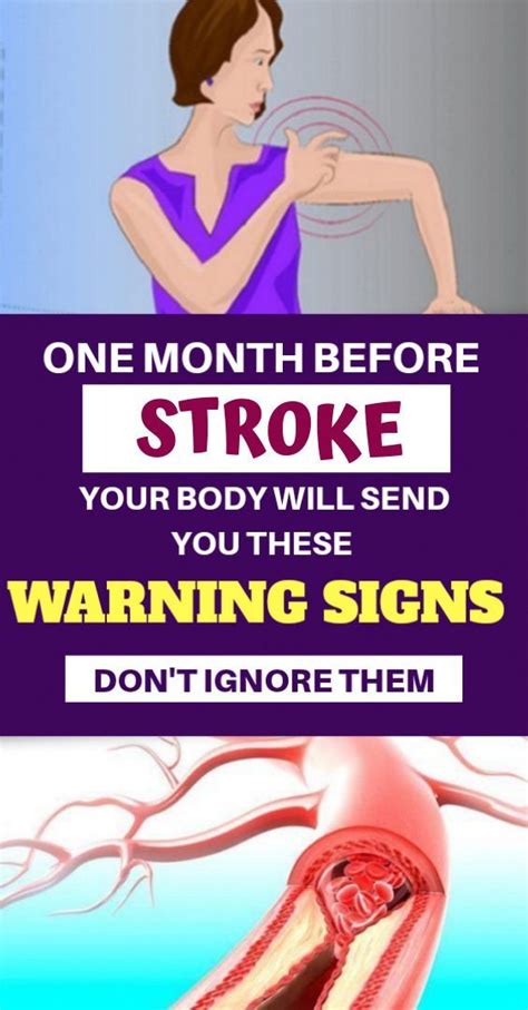 One Month Before Stroke Your Body Will Send You These Warning Signs Dont Ignore Them Health