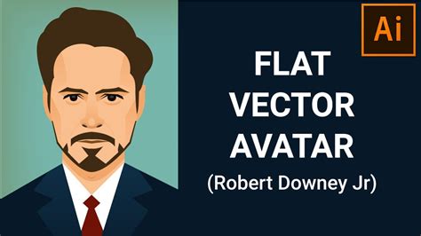 Flat Avatarportrait Design Tutorial Illustrator Tutorial Youtube