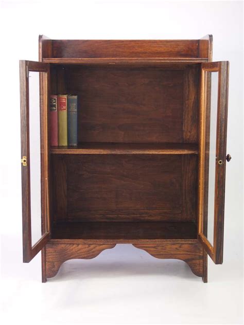 Small Antique Edwardian Oak Bookcase