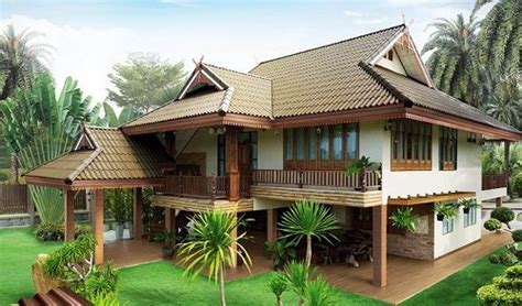 Modern Thai Style House Village House Design Philippines House