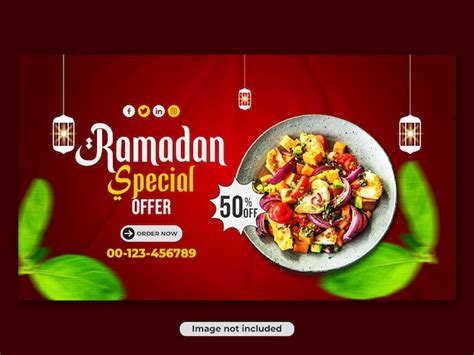 Premium Psd Ramadan Special Food Sale Social Media Facebook And Web