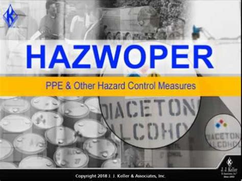 Hazwoper PPE Other Hazard Control Measures YouTube