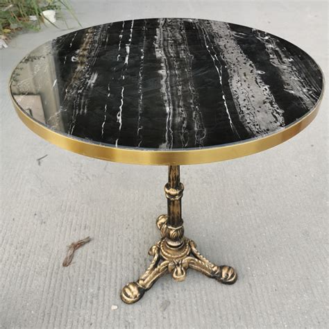 Round Black Marble Dining Table Only Marble Table Factory
