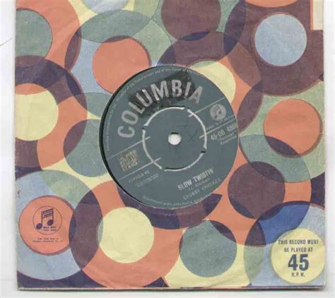 Chubby Checker Slow Twistin 7 Inch Vinyl 45 Uk Columbia 50s