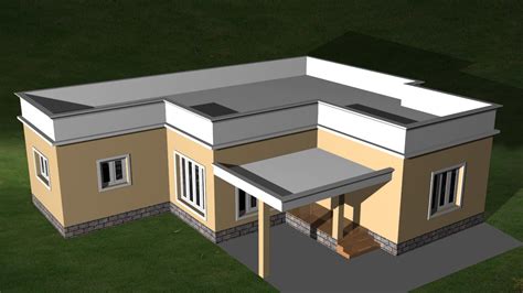 Autocad 3d House Creating Flat Roof Autocad Flat Roof Youtube