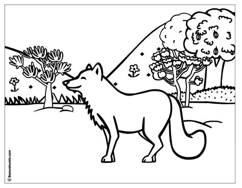 Download Forest Scene Coloring Page | animal planet | Pinterest ...