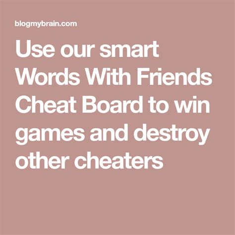 Scrabble Cheat Board Blog My Brain Explore All Apps