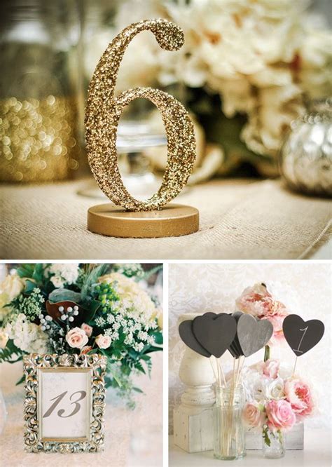 Beautiful Diy Wedding Table Number Ideas For Your Reception Tables Diy