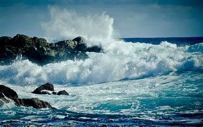 Waves Sea Landscape Nature Desktop Wallpapers Backgrounds