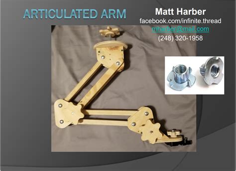 How To Make An Articulating Arm Hollingsworth Molete