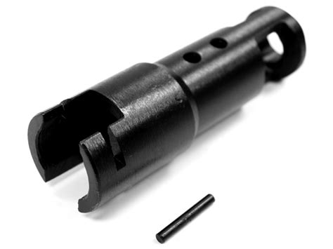 New Ncstar Long Pin On Sks Barrel Muzzle Brake Black Ebay