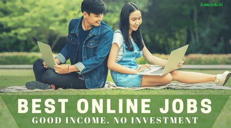 Companies want to seek your opinion on their products and services. 12 Latest Online Jobs from Home without Investment. Earn 1000+ Daily