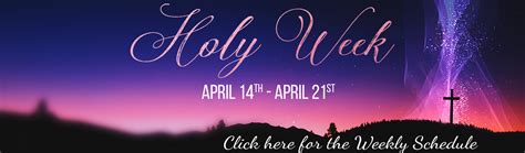 Holy Week Web Banner Owosso First Church Of The Nazarene