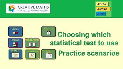 Choosing Which Statistical Test To Use Practice Examples Youtube