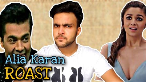 Alia Bhatt And Karan Johar Roast Tribute To Sushant Singh Rajput Youtube