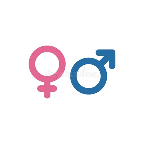 gender icon sex vector symbol female and male sign stock vector illustration of unisex