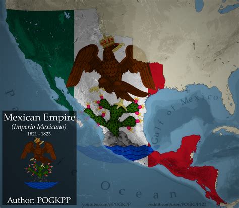 Imperio Mexicano Mapa Rmexico