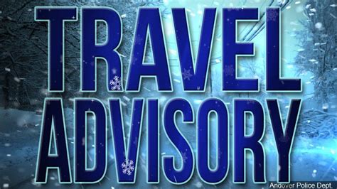 Travel Advisory Issued For Lewis County