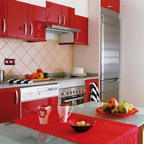 A small kitchen doesn't have to be a waste. 50 Plus 25 Contemporary Kitchen Design Ideas, Red Kitchen ...