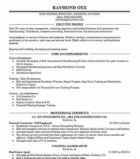 And it's becoming more and more common. General Contractor Resume Examples - BEST RESUME EXAMPLES