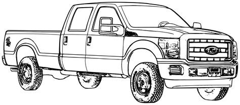 Ford F Coloring Page Printable Coloring Pages