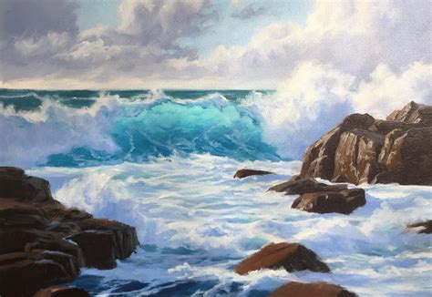 How To Paint A Dramatic Seascape Samuel Earp Artist