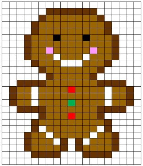 Coding Unplugged E Pixel Art La Scheda Del Pan Di Zenzero Di Natale