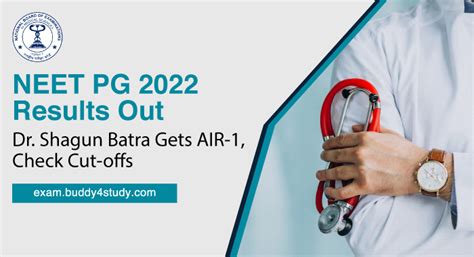 Neet Pg Result 2022 Out Check Cut Offs And Toppers List First Rank